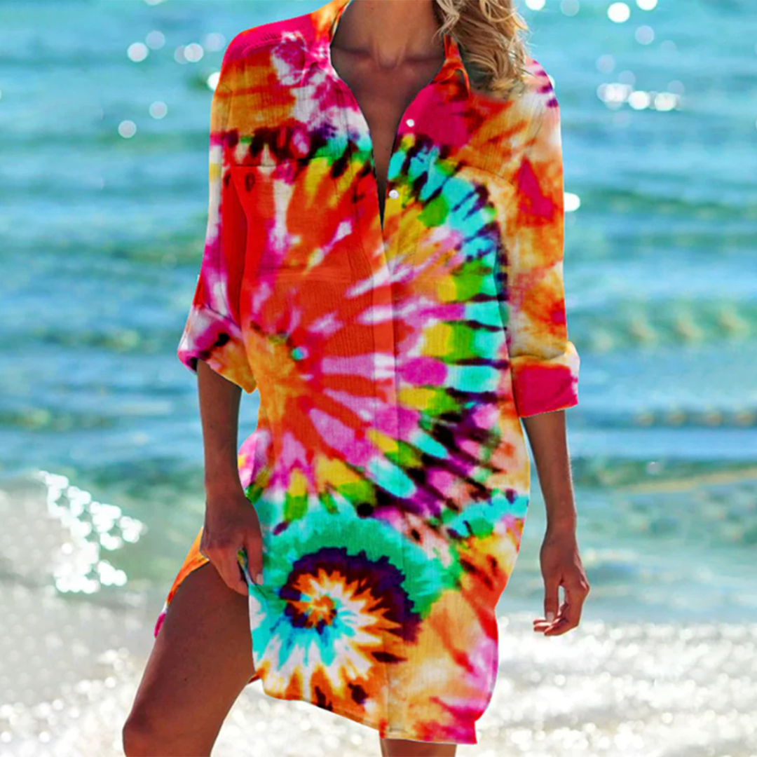 Remi | Relaxed Fit Breathable Shirt Dress - 1