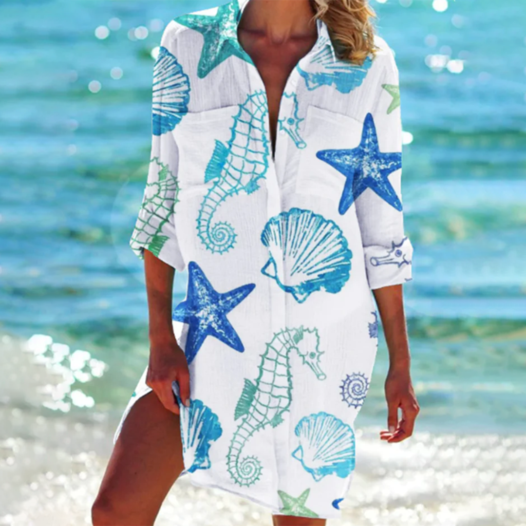 Remi | Relaxed Fit Breathable Shirt Dress - 2