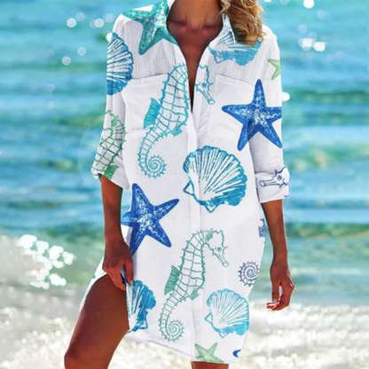 Remi | Relaxed Fit Breathable Shirt Dress - 2