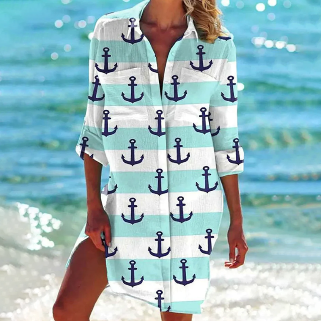 Remi | Relaxed Fit Breathable Shirt Dress - 6