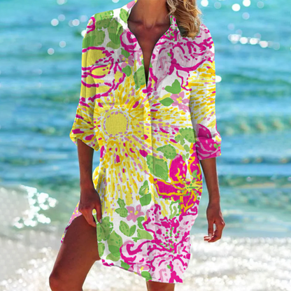 Remi | Relaxed Fit Breathable Shirt Dress - 9