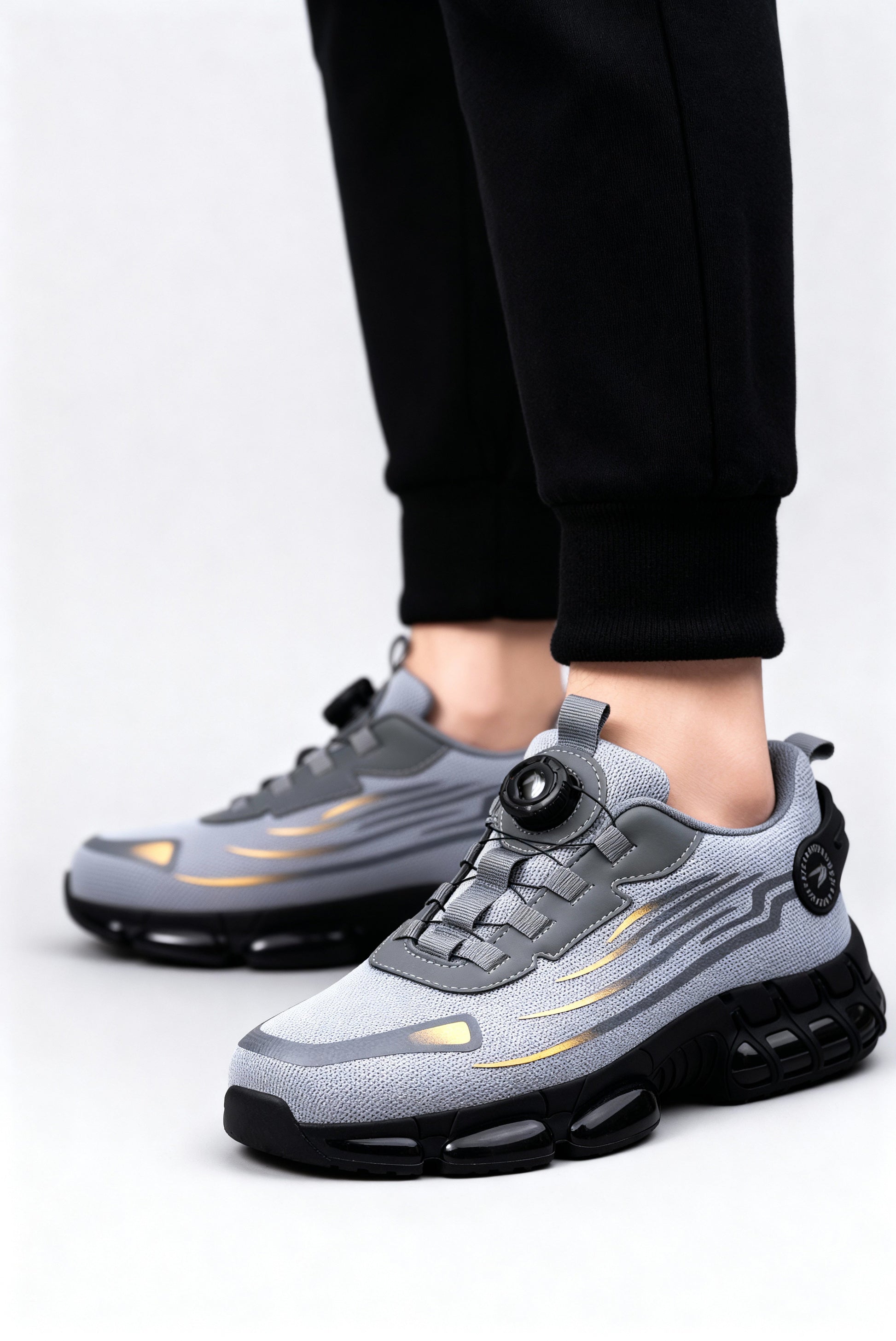 Men's Steel Toe Safety Shoes | Lightweight Slip Resistant Work Boots - 5
