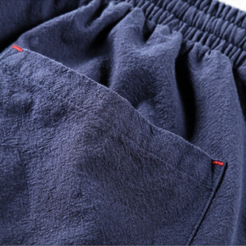 Sora | Men's Japanese Style Relaxed Fit Pants - 3