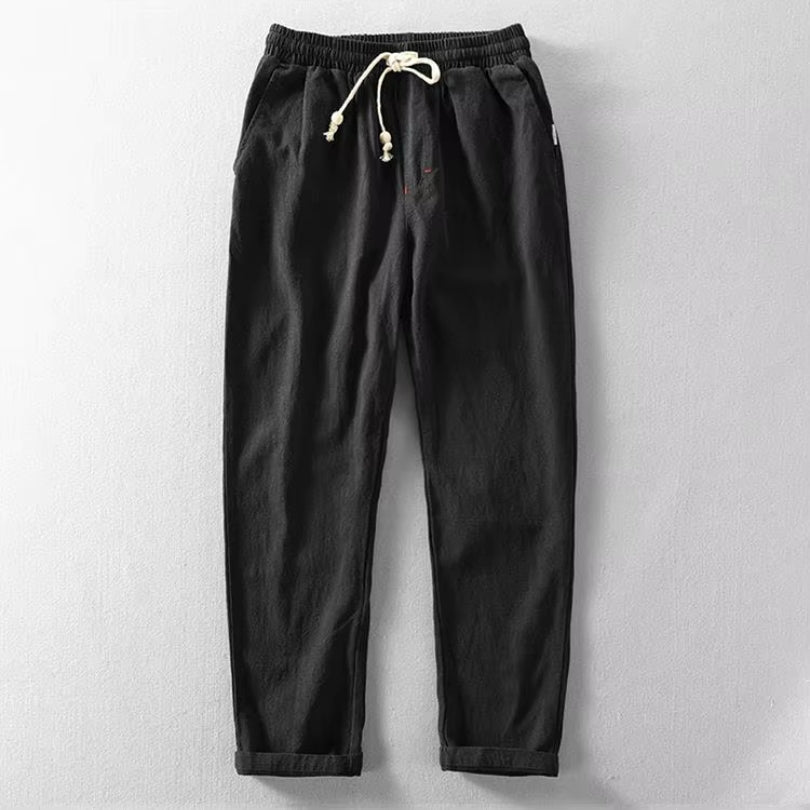 Sora | Men's Japanese Style Relaxed Fit Pants - 4
