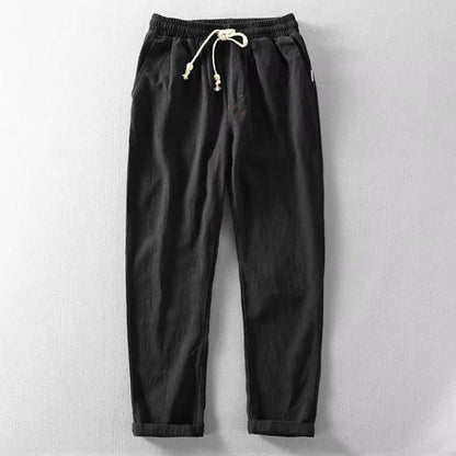 Sora | Men's Japanese Style Relaxed Fit Pants - 4