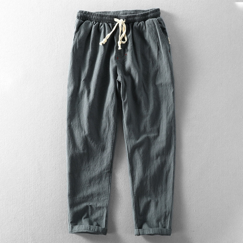 Sora | Men's Japanese Style Relaxed Fit Pants - 6