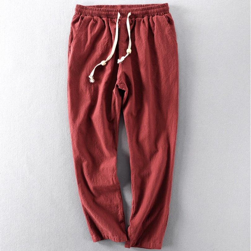 Sora | Men's Japanese Style Relaxed Fit Pants - 7
