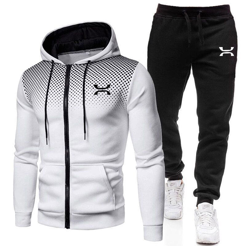 Men's Tracksuit Set | Zip-Up Hoodie and Jogging Pants - 2