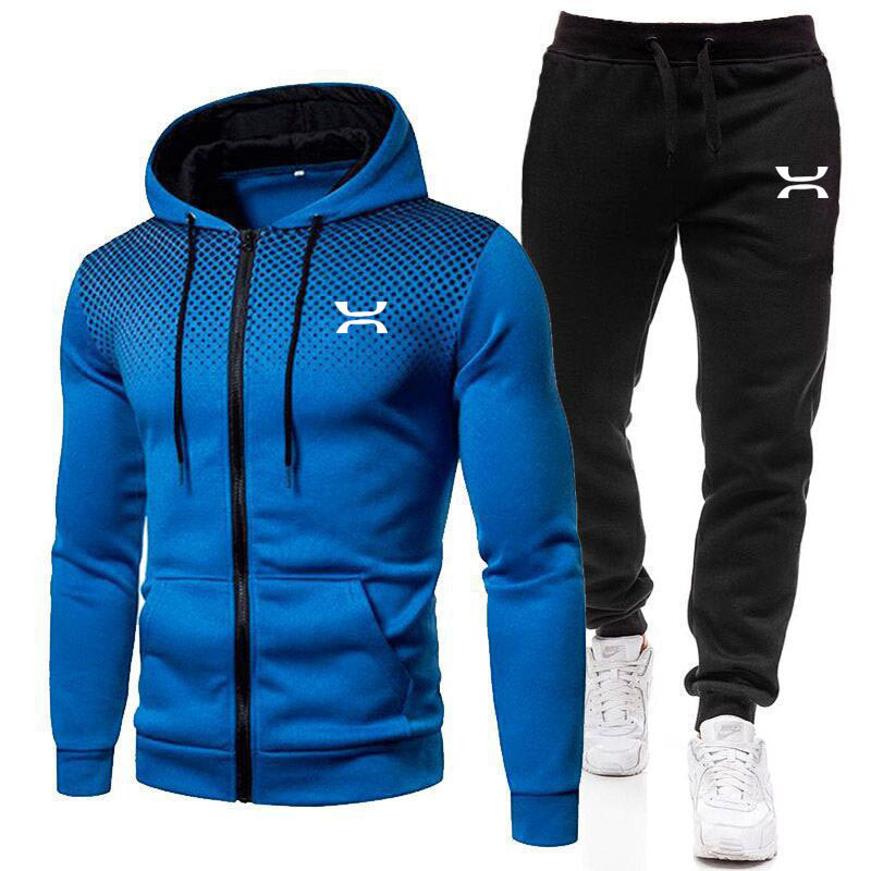 Men's Tracksuit Set | Zip-Up Hoodie and Jogging Pants - 4