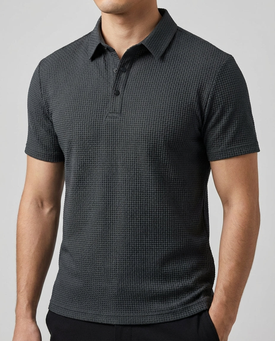 Men's Structured Short Sleeve Polo Shirt | Casual Wear - 2