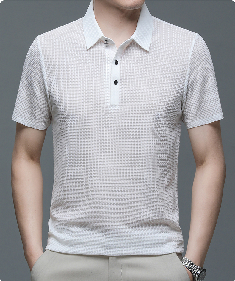 Men's Structured Short Sleeve Polo Shirt | Casual Wear - 6
