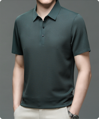 Men's Structured Short Sleeve Polo Shirt | Casual Wear - 8
