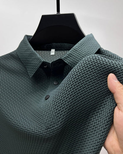 Men's Structured Short Sleeve Polo Shirt | Casual Wear - 9