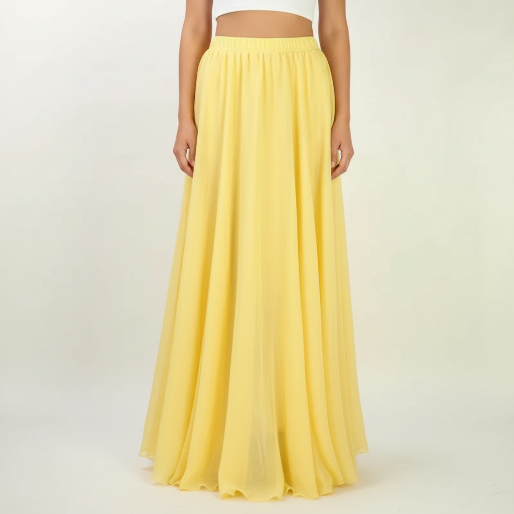 Women's Linen Skirt High Waist Pleated Summer Style - 6