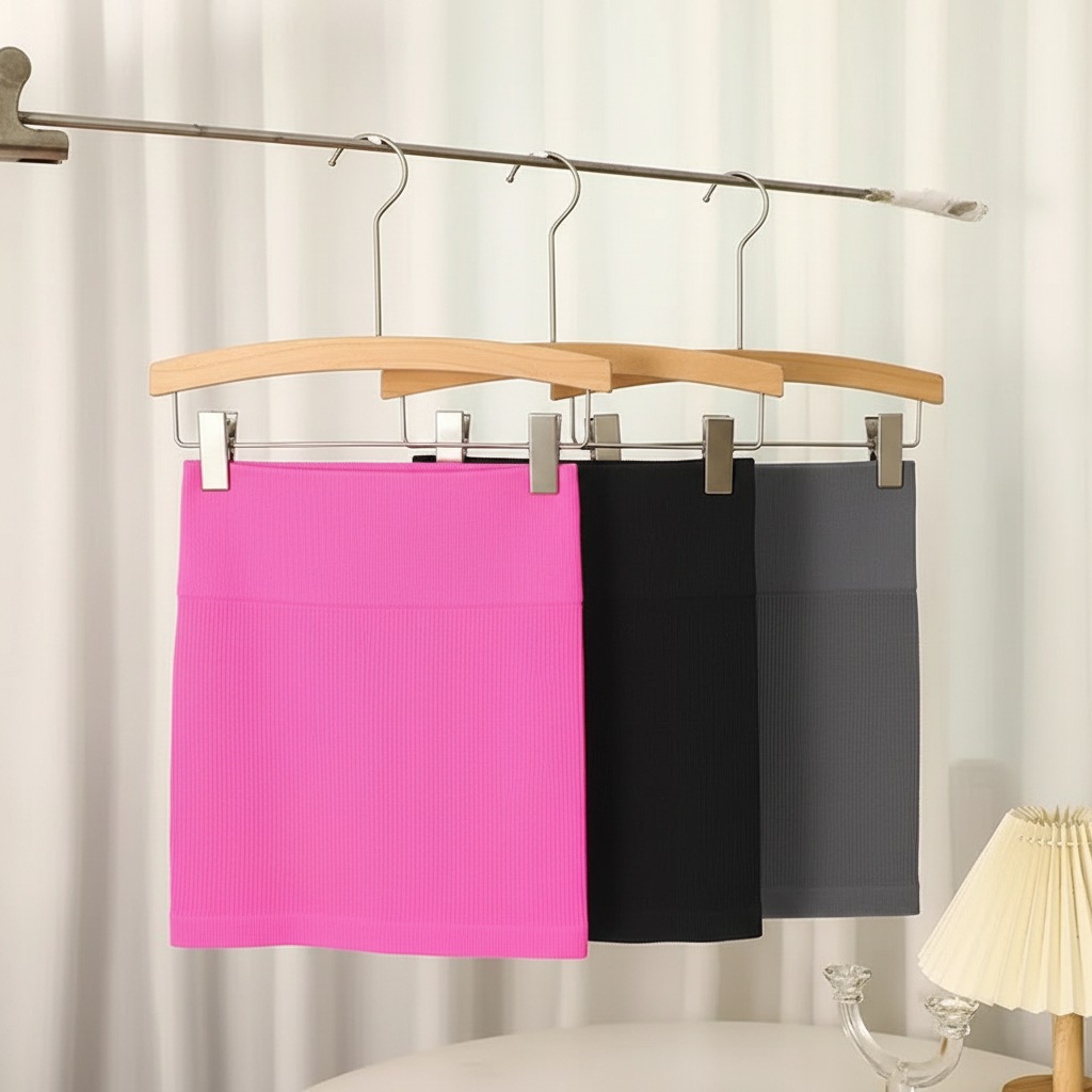 High-Waisted Black Mini Skirt | Women's Skirt - 6