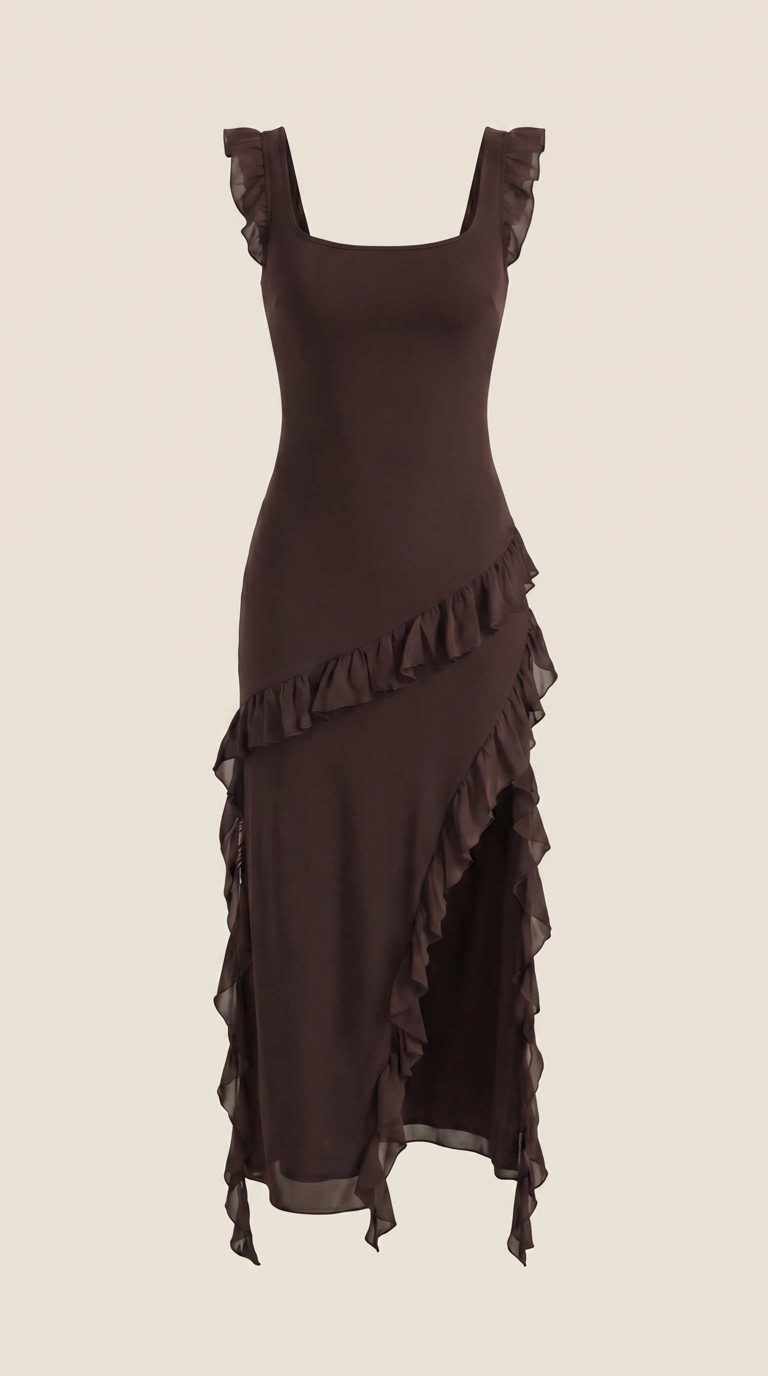 Susan | Women's Ruffled Maxi Dress - 5