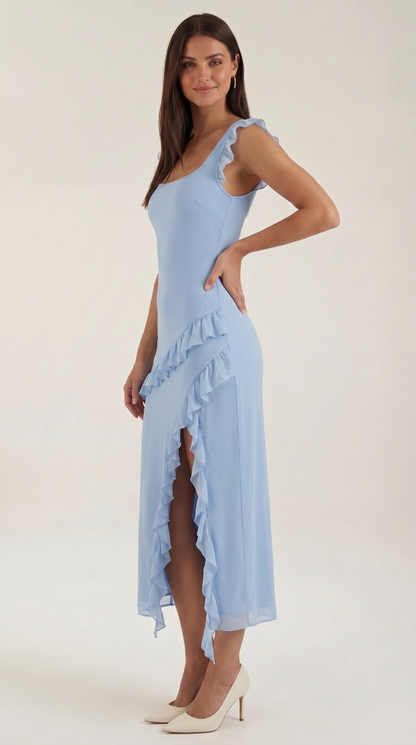 Susan | Women's Ruffled Maxi Dress - 7