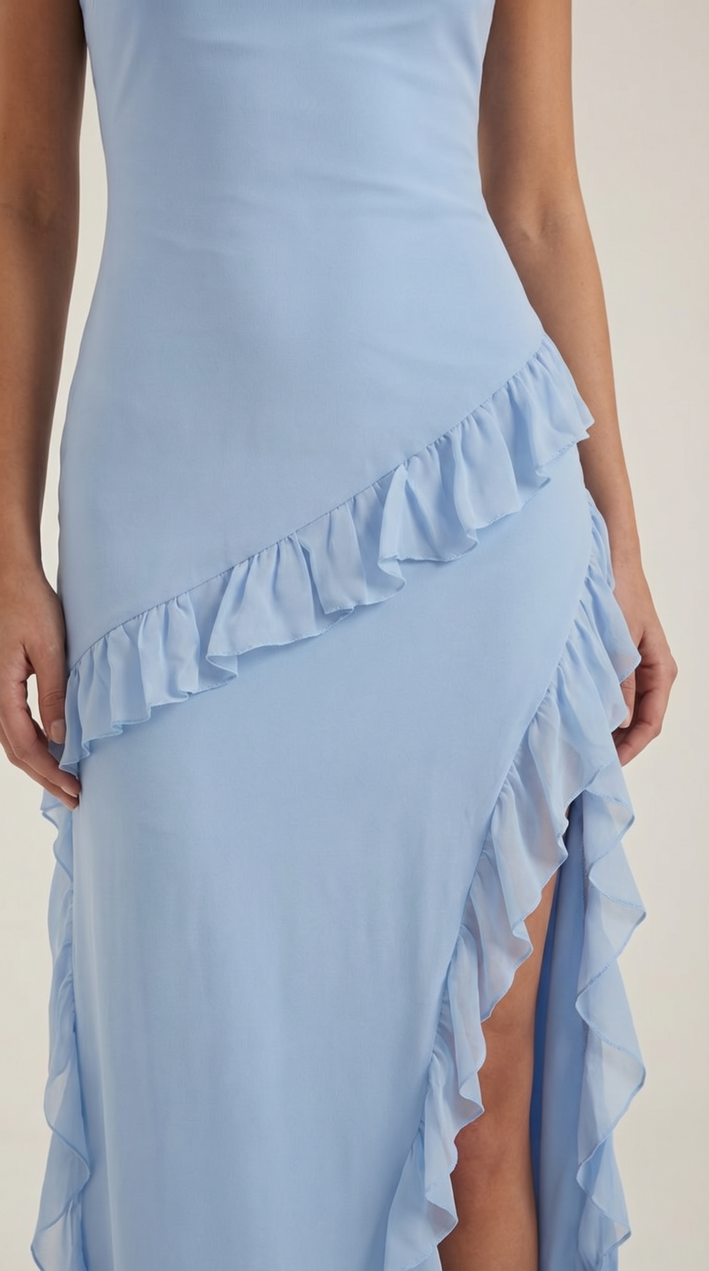 Susan | Women's Ruffled Maxi Dress - 8