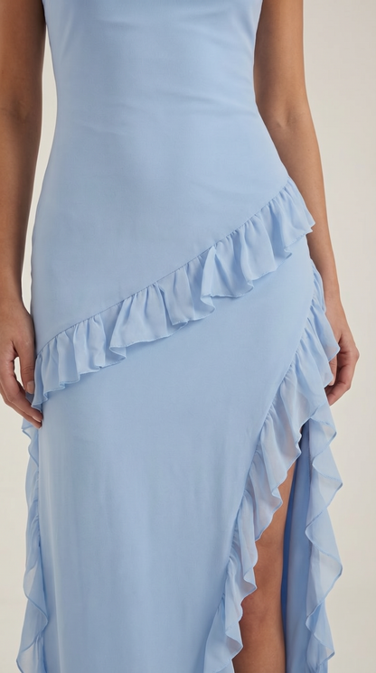 Susan | Women's Ruffled Maxi Dress - 8