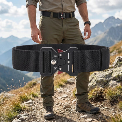 Tacklux Tactical Belt | Quick-Release Adjustable Outdoor Belt - 3