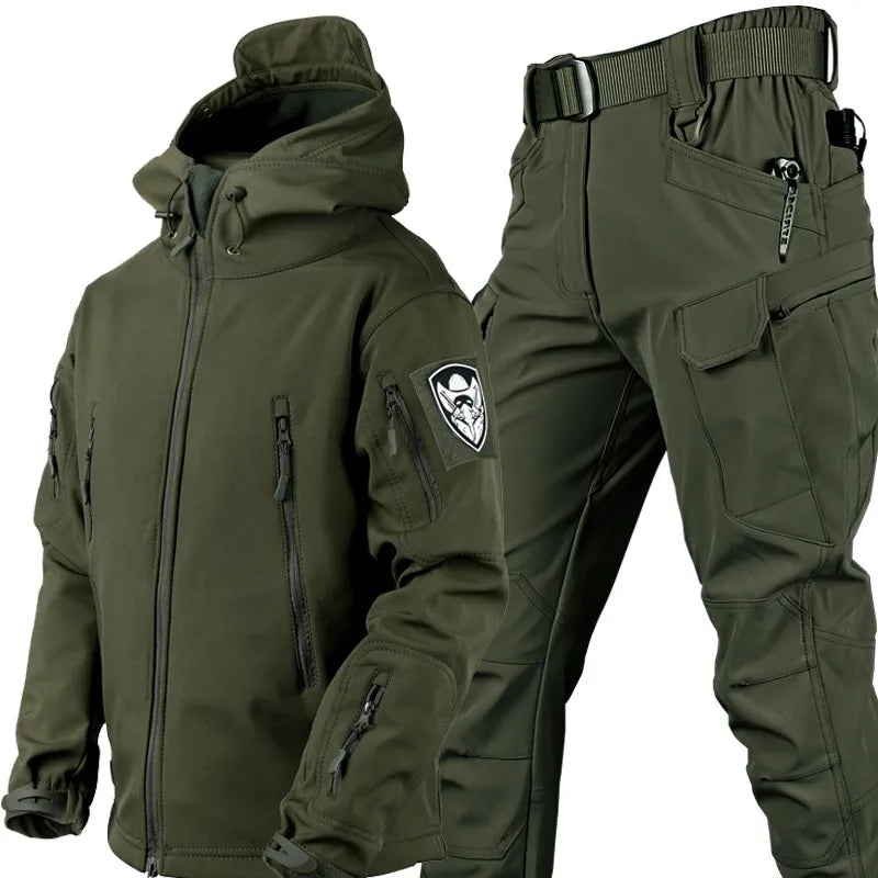 Tactical Windbreaker Jacket and Pants | Outdoor Apparel Set - 4