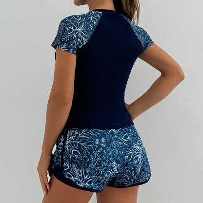 Women's Tankini Set | Stylish Two-Piece Swimsuit with Shorts - 3