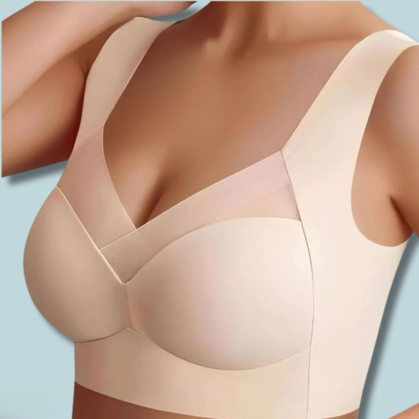 Strapless Seamless Bra | Wireless Everyday Comfort for Women - 7