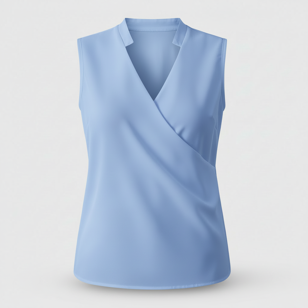 Women's V-Neck Top | Casual Summer Blouse - 4