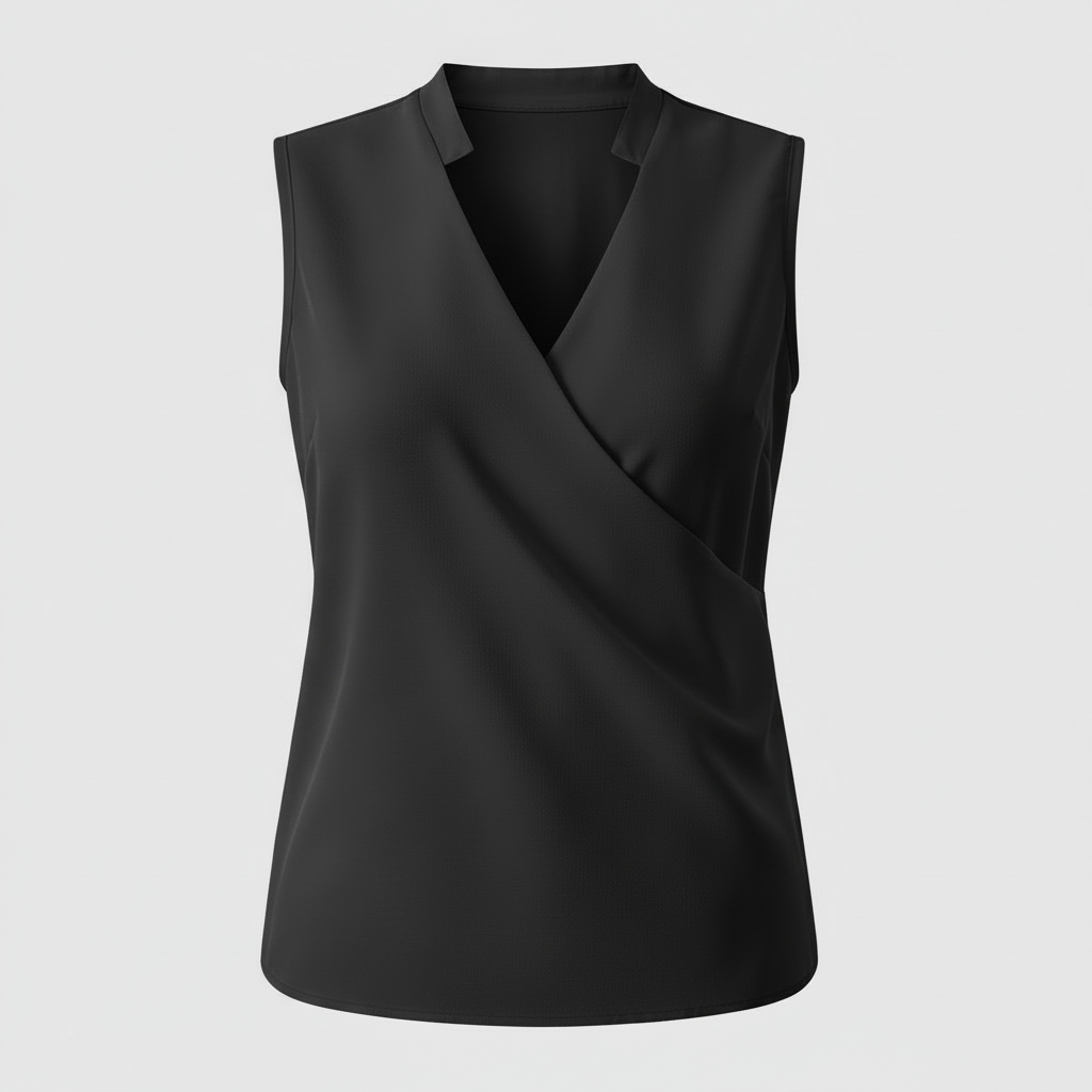 Women's V-Neck Top | Casual Summer Blouse - 5