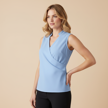 Women's V-Neck Top | Casual Summer Blouse - 2