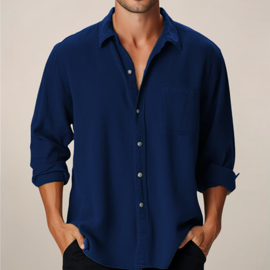 Men's Long Sleeve Casual Shirt Vicente | Comfortable Everyday Wear - 1
