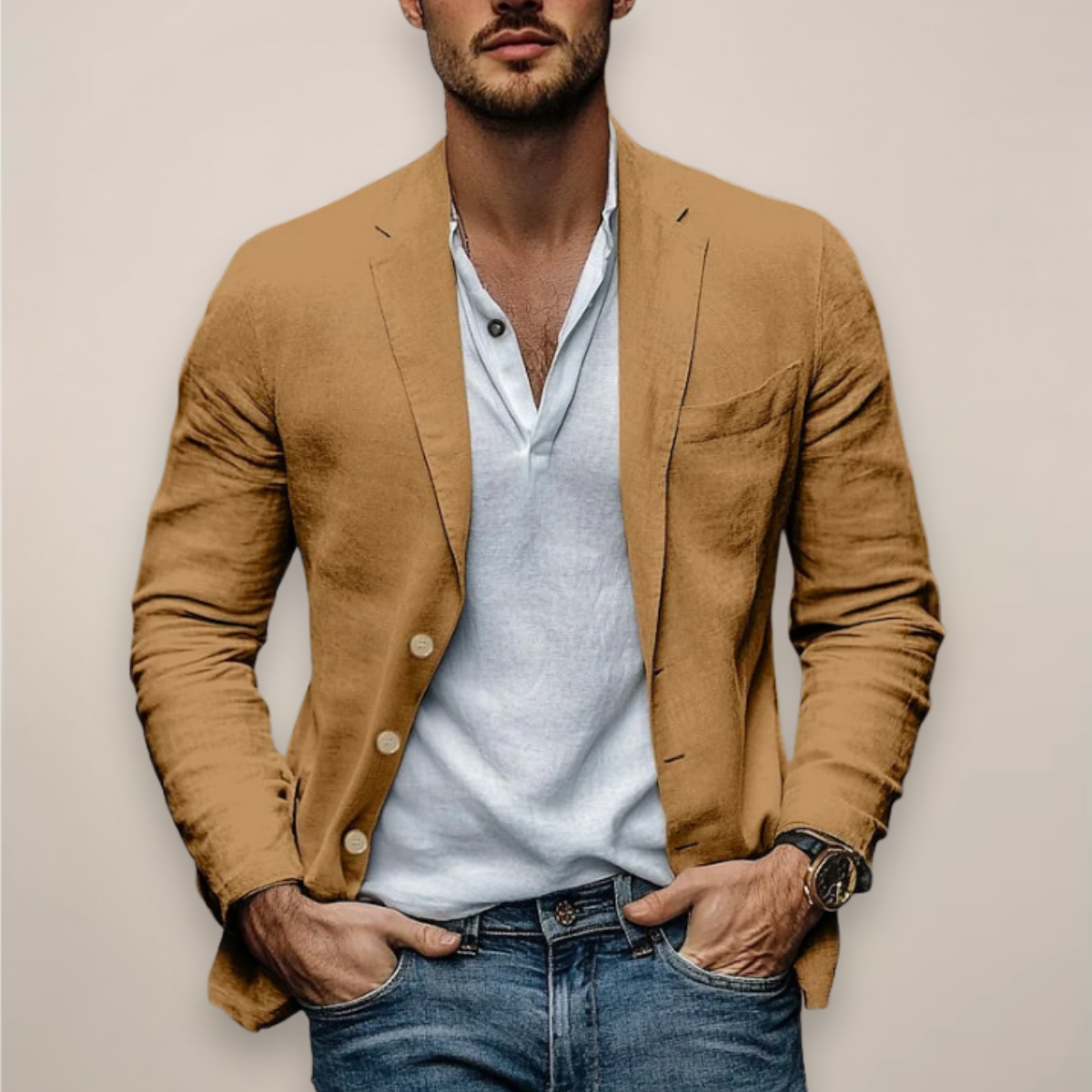 Vittorio Men's Casual Blazer | Comfortable Spring Jacket - 3