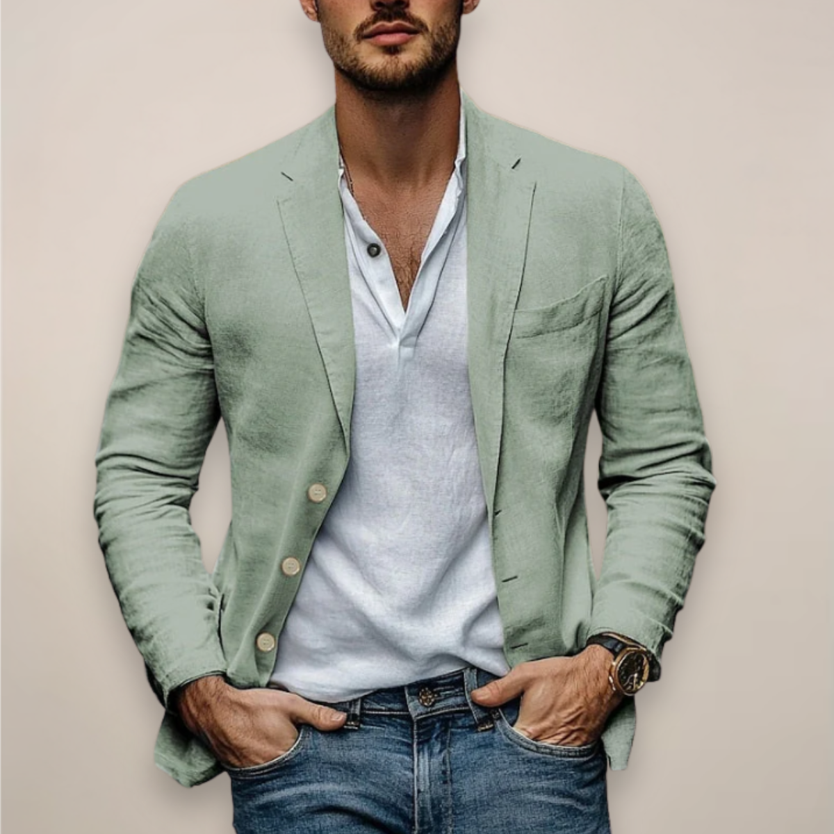 Vittorio Men's Casual Blazer | Comfortable Spring Jacket - 4