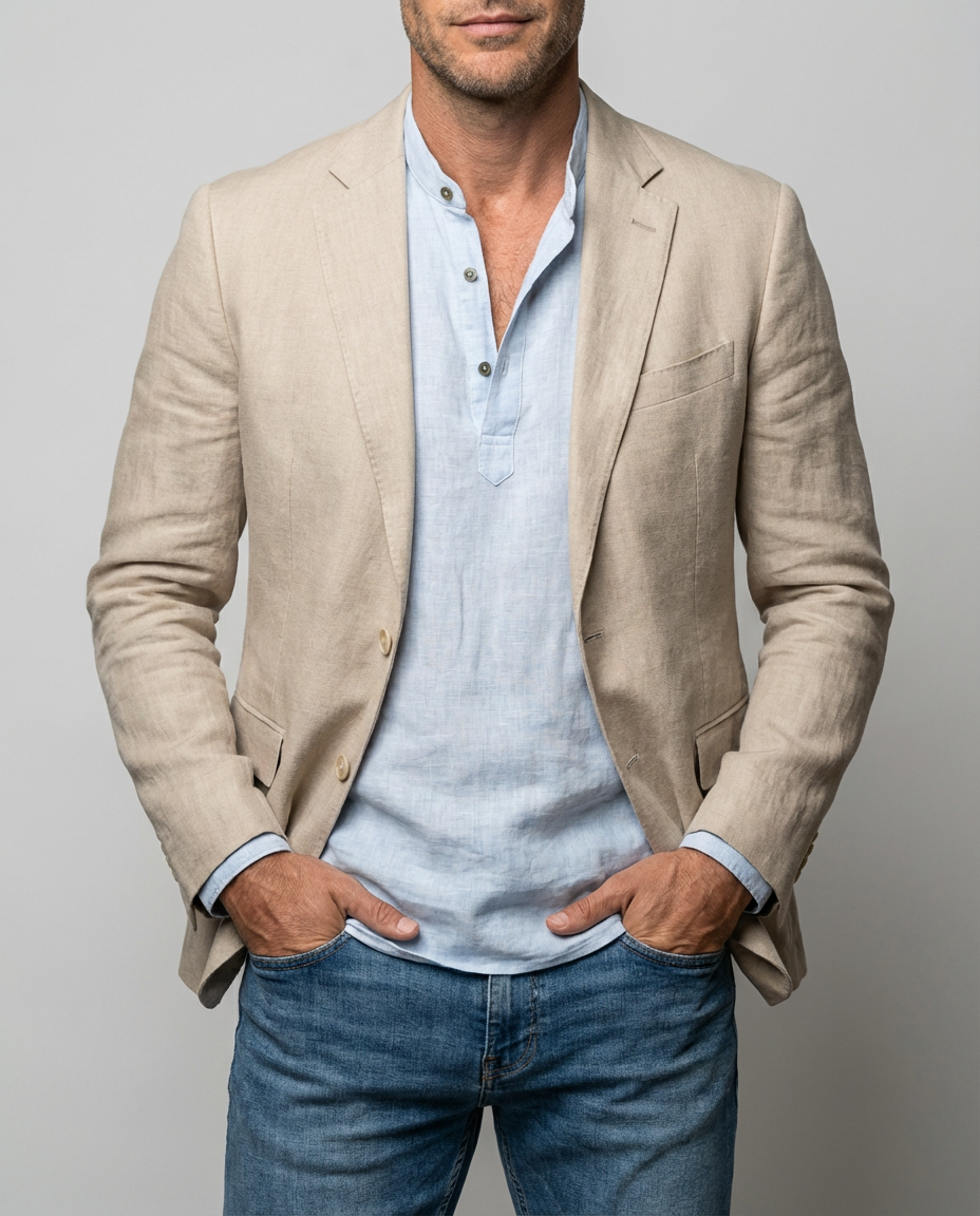 Vittorio Men's Casual Blazer | Comfortable Spring Jacket - 5