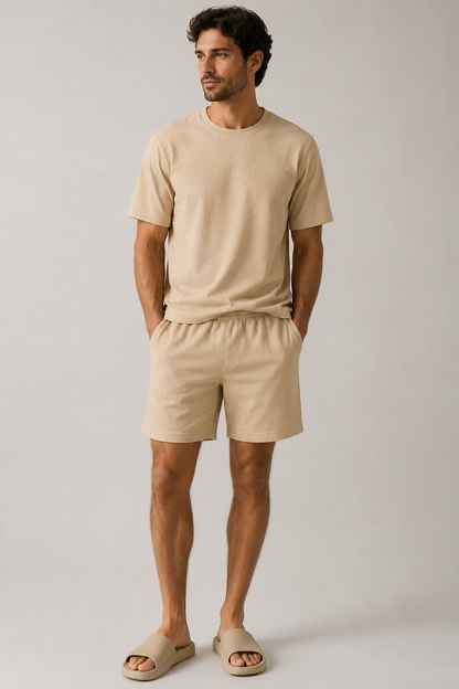 Men's Casual Short Set | T-Shirt and Shorts Outfit - 2